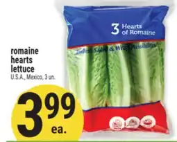 Marché Adonis Romaine hearts lettuce offer