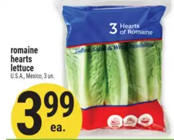 Marché Adonis Romaine hearts lettuce offer