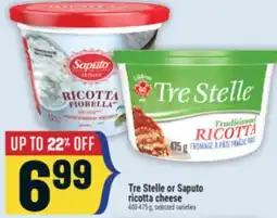 Marché Adonis Tre Stelle or Saputo ricotta cheese offer