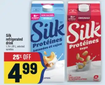 Marché Adonis Silk refrigerated drink offer