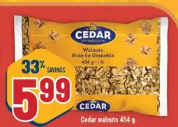 Marché Adonis Cedar walnuts offer