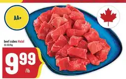 Marché Adonis Beef cubes Halal offer