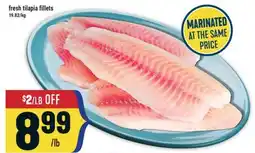 Marché Adonis Fresh tilapia fillets offer