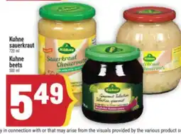 Marché Adonis Kuhne sauerkraut offer