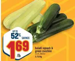 Marché Adonis Baladi squash & green zucchini offer