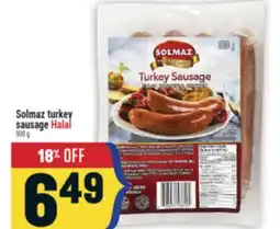 Marché Adonis Solmaz turkey sausage Halal offer