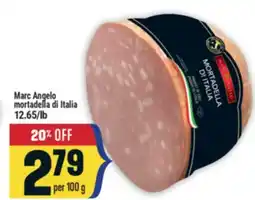 Marché Adonis Marc Angelo mortadella di Italia offer