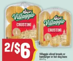 Marché Adonis Villaggio sliced breads or hamburger or hot-dog buns offer