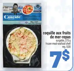 Metro COQUILLE AUX FRUITS DE MER-REPAS | FROZEN MEAL-SEAFOOD SHELL offer