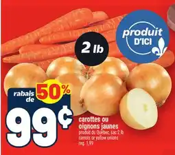 Metro CAROTTES OU OIGNONS JAUNES | CARROTS OR YELLOW ONIONS offer