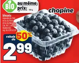 Metro BLEUETS | BLUEBERRIES offer