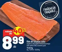 Metro FILET DE SAUMON COHO | COHO SALMON FILLET offer