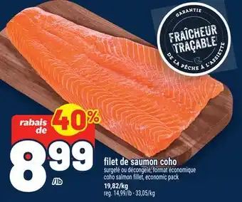 Metro FILET DE SAUMON COHO | COHO SALMON FILLET offer