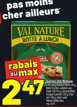 Metro BARRES VAL NATURE | NATURE VALLEY BARS offer