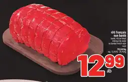 Metro RÔTI FRANÇAIS NON BARDÉ | NO BARDED FRENCH STYLE ROAST offer