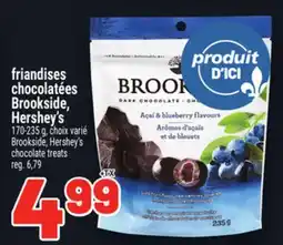 Metro FRIANDISES CHOCOLATÉES BROOKSIDE, HERSHEY'S | BROOKSIDE, HERSHEY'S CHOCOLATE TREATS offer