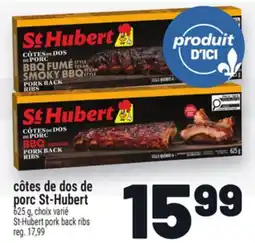 Metro CÔTES DE DOS DE PORC ST‑HUBERT | ST-HUBERT PORK BACK RIBS offer