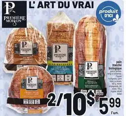 Metro PAIN TRANCHÉ BIOLOGIQUE | ORGANIC SLICED BREAD offer