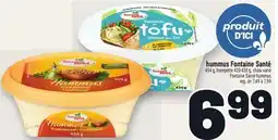 Metro HUMMUS FONTAINE SANTÉ | FONTAINE SANTÉ HUMMUS offer