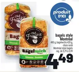 Metro BAGELS STYLE MONTRÉAL | MONTRÉAL STYLE BAGELS offer