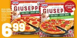 Metro PIZZA CROÛTE MINCE GIUSEPPE | GIUSEPPE FROZEN THIN CRUST PIZZA offer