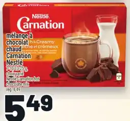 Metro MÉLANGE À CHOCOLAT CHAUD CARNATION NESTLÉ | NESTLÉ CARNATION HOT CHOCOLATE MIX offer