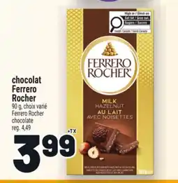 Metro CHOCOLAT FERRERO ROCHER | FERRERO ROCHER CHOCOLATE offer