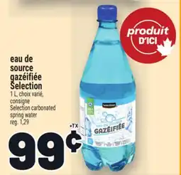 Metro EAU DE SOURCE GAZÉIFIÉE SELECTION | SELECTION CARBONATED SPRING WATER offer