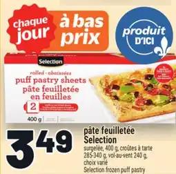 Metro PÂTE FEUILLETÉE SELECTION | SELECTION FROZEN PUFF PASTRY offer