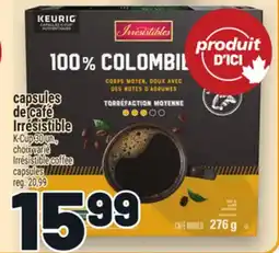 Metro CAPSULES DE CAFÉ IRRÉSISTIBLE | IRRÉSISTIBLE COFFEE CAPSULES offer