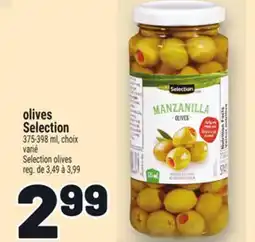 Metro OLIVES SELECTION | SELECTION OLIVES offer