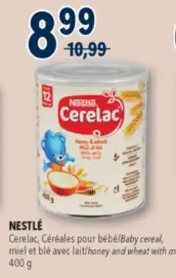 Familiprix NESTLÉ, Baby cereal, honey and wheat with milk offer