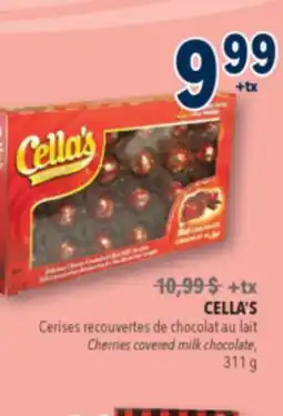 Familiprix Cella's cherries covered with milk chocolate offer