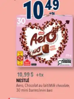 Familiprix NESTLÉ Aero, Milk chocolate, 30 mini bars offer