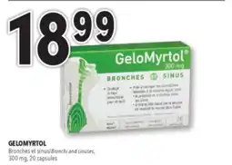 Familiprix GELOMYRTOL, Bronchi and sinuses, 300 mg, 20 capsules offer