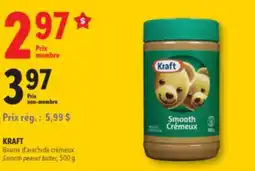 Familiprix KRAFT Smooth peanut butter, 500g offer
