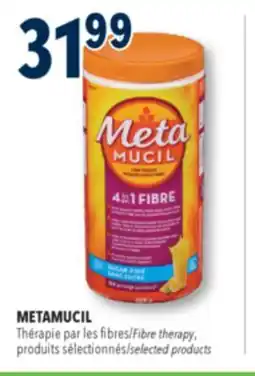 Familiprix METAMUCIL, Fibre therapy, selected products offer