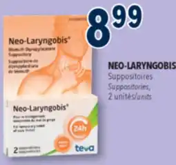 Familiprix NEO-LARYNGOBIS, Suppositories, 2 units offer