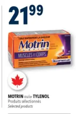 Familiprix MOTRIN or TYLENOL, Selected products offer
