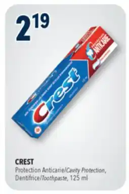 Familiprix CREST, Cavity Protection, Toothpaste offer