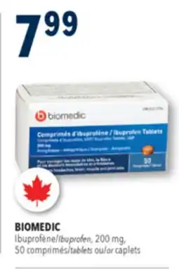 Familiprix BIOMEDIC, Ibuprofen, 200 mg, 50 tablets or caplets offer