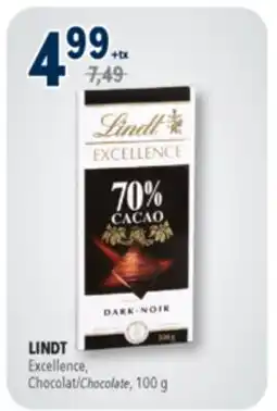 Familiprix LINDT Excellence, Chocolate offer