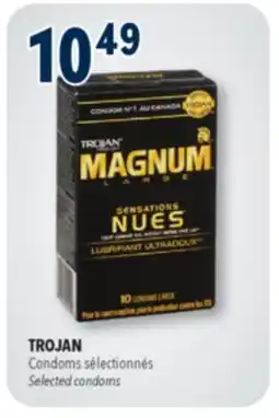 Familiprix TROJAN, Selected condoms offer