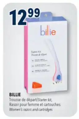 Familiprix BILLIE, Starter kit, Women's razors and cartridges offer