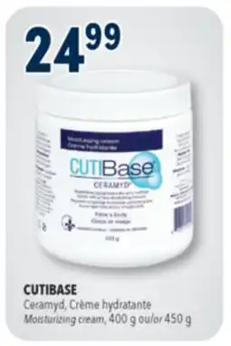 Familiprix CUTIBase, Moisturizing cream, 400 g or 450 g offer