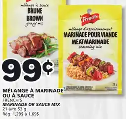 Marches Tradition FRENCH'S MARINADE OR SAUCE MIX offer