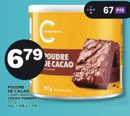 Marches Tradition COMPLIMENTS COCOA POWDER offer