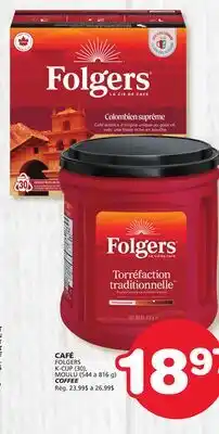 Marches Tradition FOLGERS K-CUP (30), MOULU (544 - 816 g) COFFEE offer