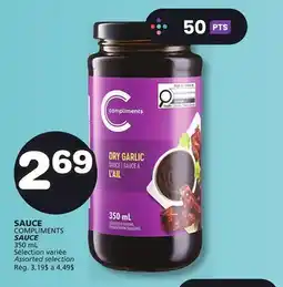 Marches Tradition COMPLIMENTS SAUCE offer