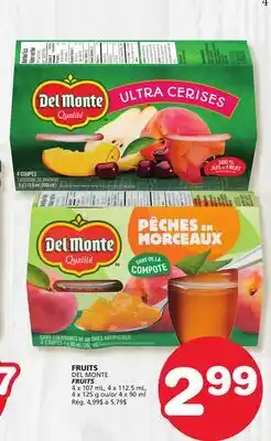 Marches Tradition DEL MONTE FRUITS offer